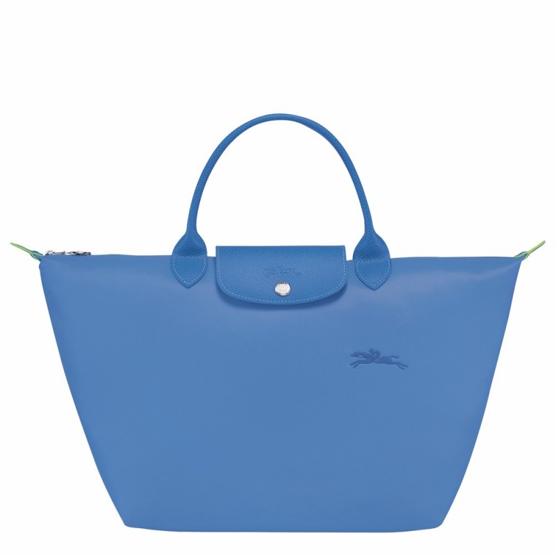 Light Blue Longchamp Le Pliage M Women's Handbags